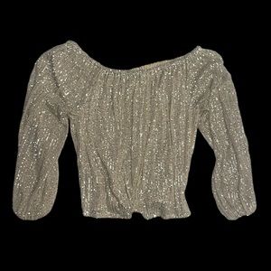 LIPSY LONDON metallic, sequin top. US size 8, UK size 12, GORGEOUS